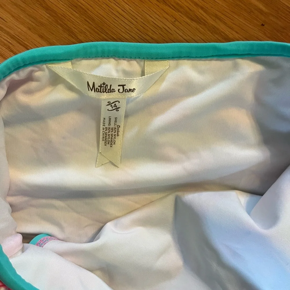 Matilda‎ Jane Enchanted Garden Water Play Two Piece Swim Suit Size 14